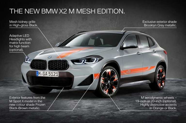 Bmw X2 M Mesh Edition 2021: immagini ufficiali
