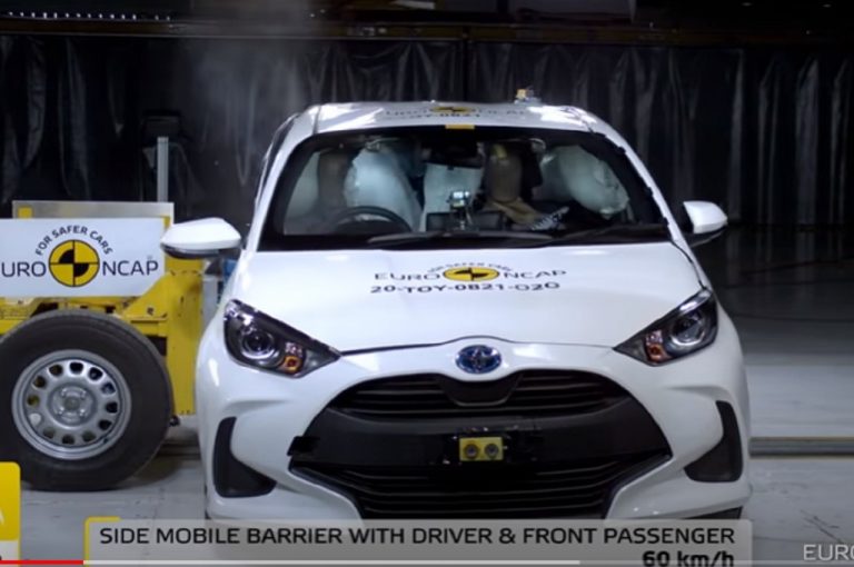 Toyota Yaris, crash test EuroNcap 2020