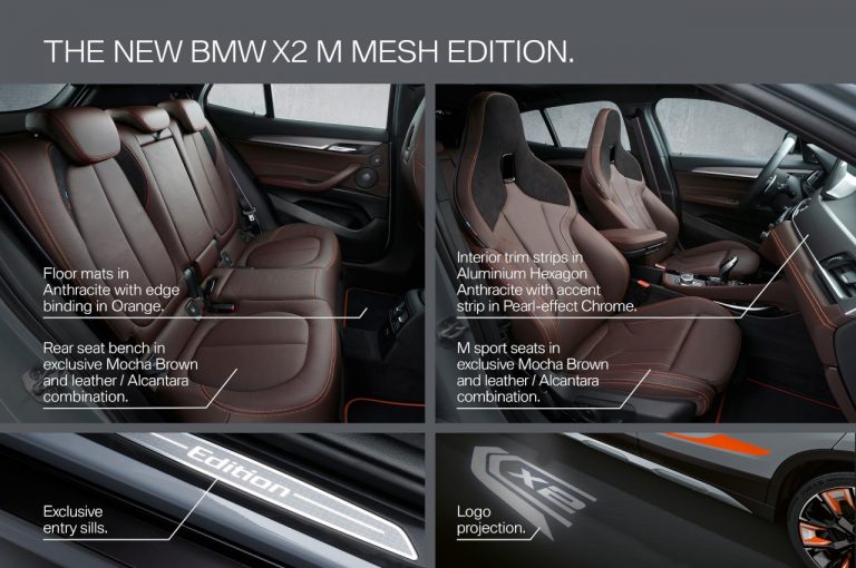 Bmw X2 M Mesh Edition 2021: immagini ufficiali