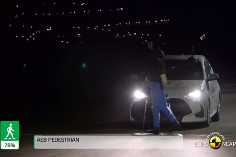 Toyota Yaris, crash test EuroNcap 2020