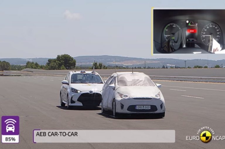 Toyota Yaris, crash test EuroNcap 2020