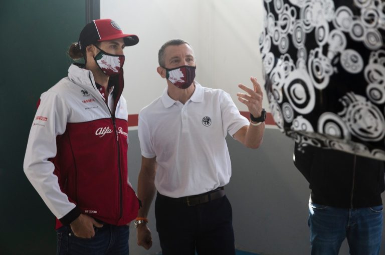 Alfa Romeo Gta, test a Balocco con Räikkönen e Giovinazzi