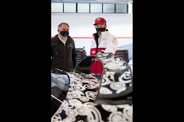 Alfa Romeo Gta, test a Balocco con Räikkönen e Giovinazzi