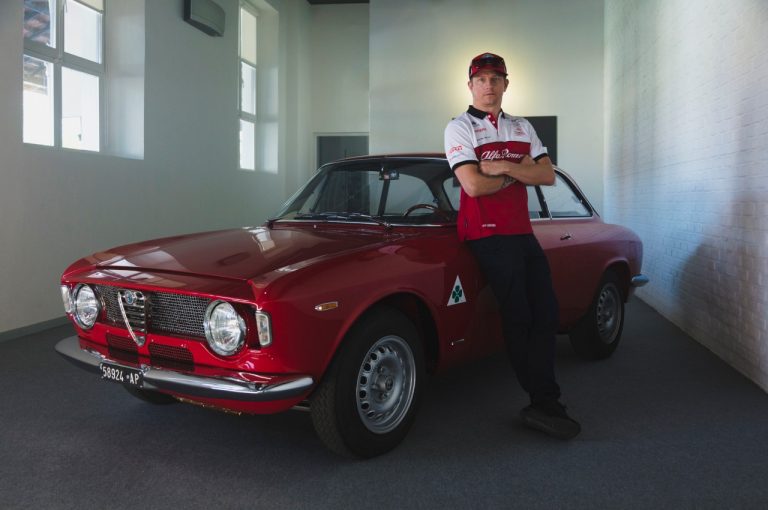 Alfa Romeo Gta, test a Balocco con Räikkönen e Giovinazzi