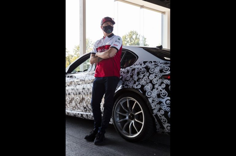 Alfa Romeo Gta, test a Balocco con Räikkönen e Giovinazzi