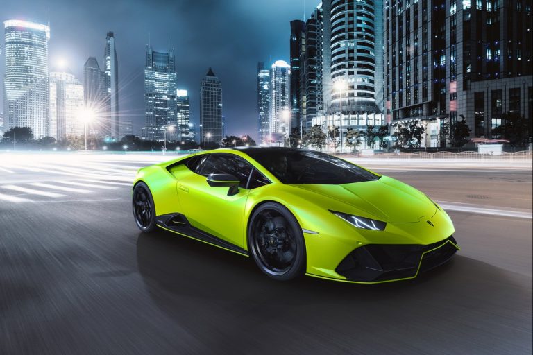Lamborghini Huracán EVO Fluo Capsule: immagini ufficiali