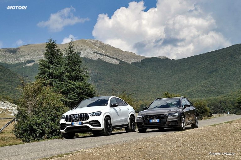 Audi A6 Allroad 55 TDI e Mercedes GLE Coupe 53 AMG: la prova su strada
