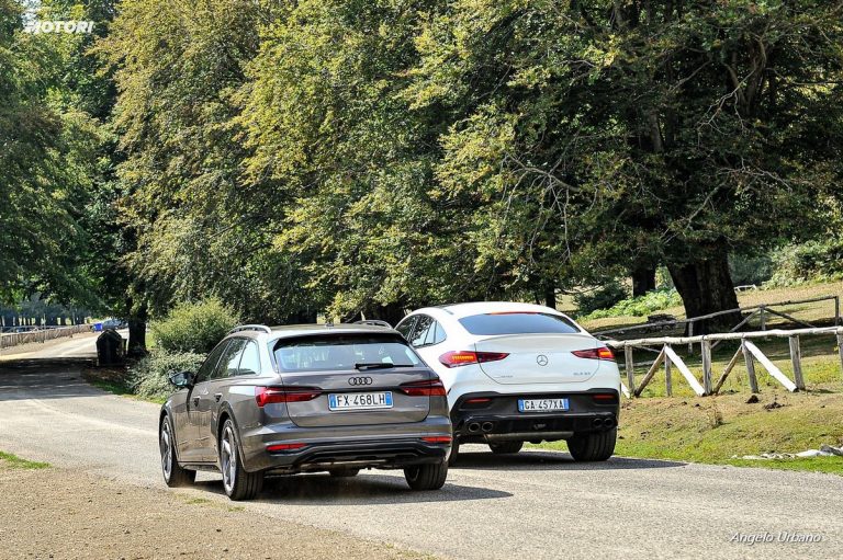 Audi A6 Allroad 55 TDI e Mercedes GLE Coupe 53 AMG: la prova su strada