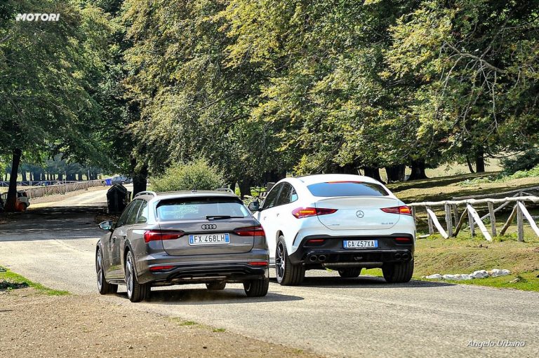 Audi A6 Allroad 55 TDI e Mercedes GLE Coupe 53 AMG: la prova su strada