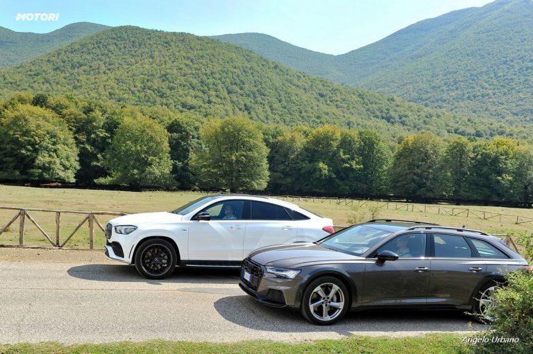 Audi A6 Allroad 55 TDI e Mercedes GLE Coupe 53 AMG: la prova su strada