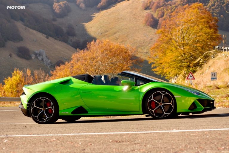 Lamborghini Huracán EVO Spyder: la prova su strada
