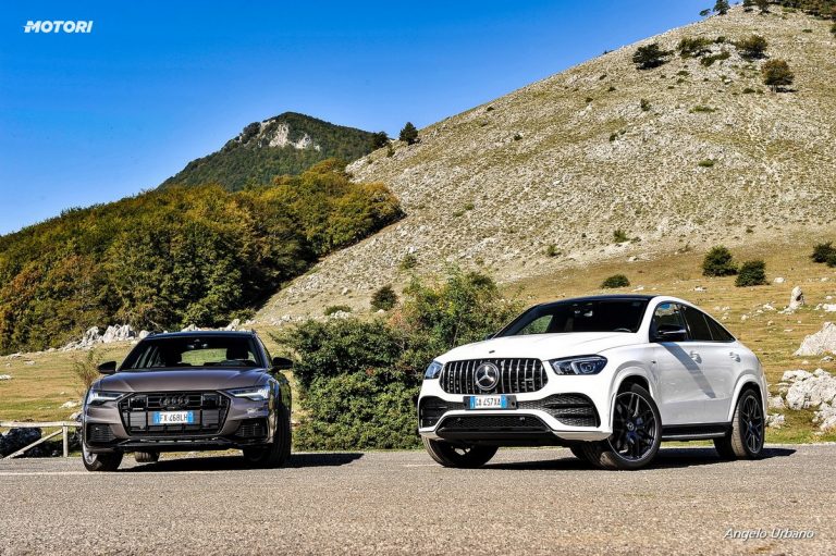Audi A6 Allroad 55 TDI e Mercedes GLE Coupe 53 AMG: la prova su strada