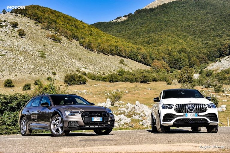 Audi A6 Allroad 55 TDI e Mercedes GLE Coupe 53 AMG: la prova su strada