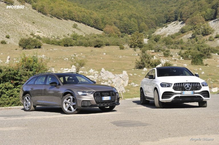 Audi A6 Allroad 55 TDI e Mercedes GLE Coupe 53 AMG: la prova su strada