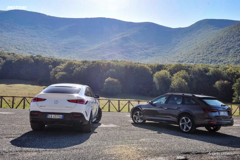 Audi A6 Allroad 55 TDI e Mercedes GLE Coupe 53 AMG: la prova su strada