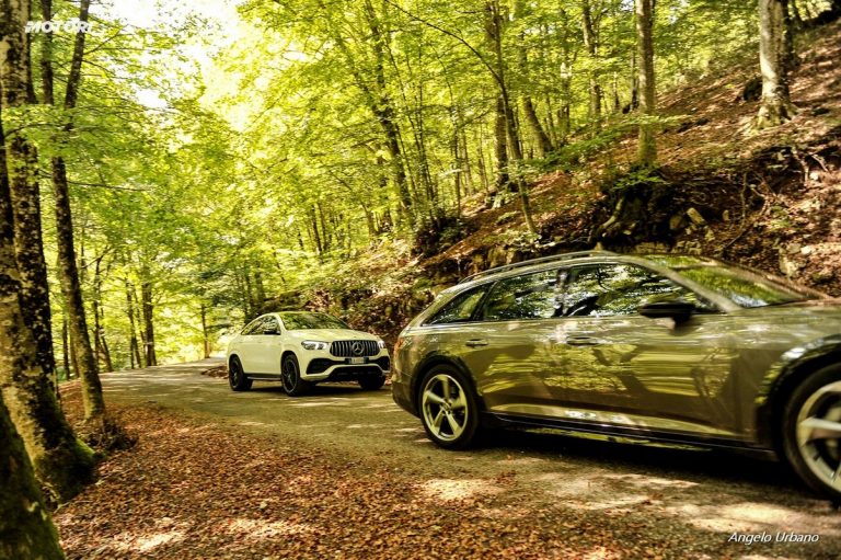 Audi A6 Allroad 55 TDI e Mercedes GLE Coupe 53 AMG: la prova su strada
