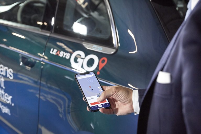 Fiat 500 elettrica: car sharing LeasysGO!
