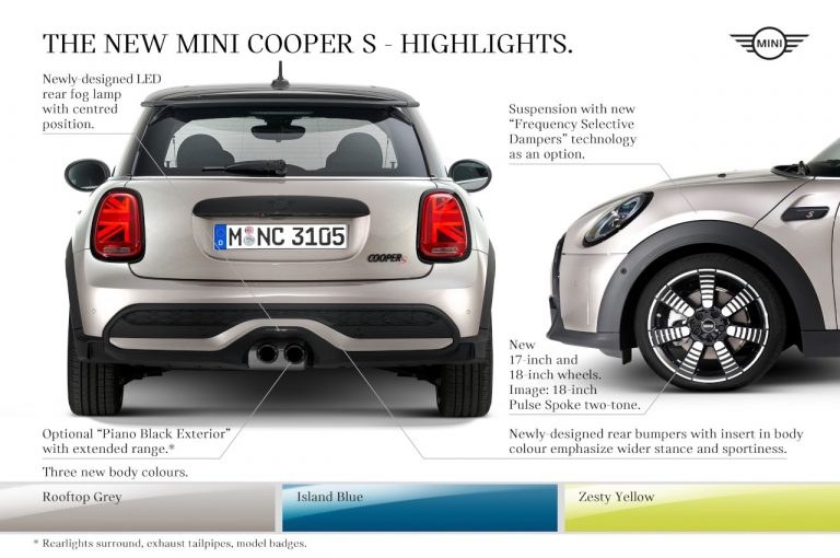 Mini 3 porte, Mini 5 porte e Mini Cabrio 2021: immagini ufficiali