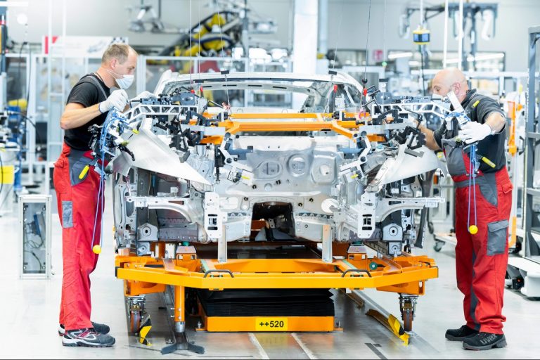 Audi e-tron GT: fasi di sviluppo e produzione