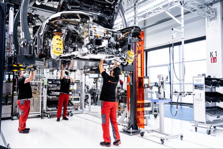 Audi e-tron GT: fasi di sviluppo e produzione