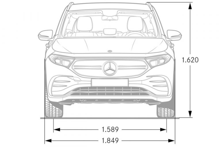 Mercedes EQA 250 2021: nuove immagini ufficiali