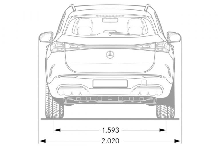 Mercedes EQA 250 2021: nuove immagini ufficiali