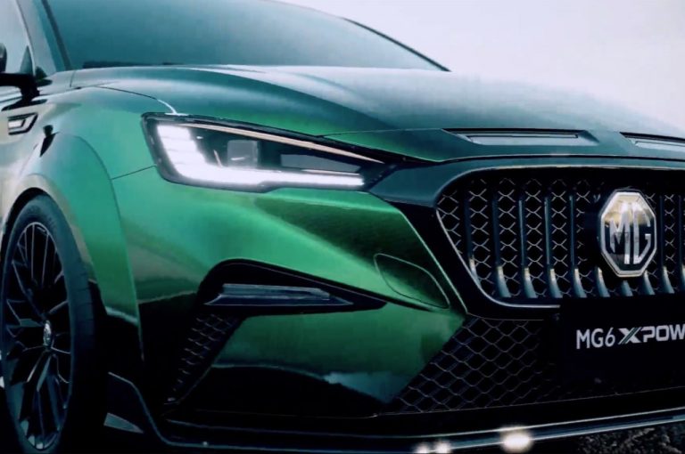 MG6 XPower: primi render