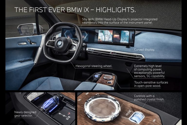 Bmw iX 2021: immagini ufficiali