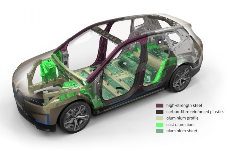 Bmw iX 2021: immagini ufficiali