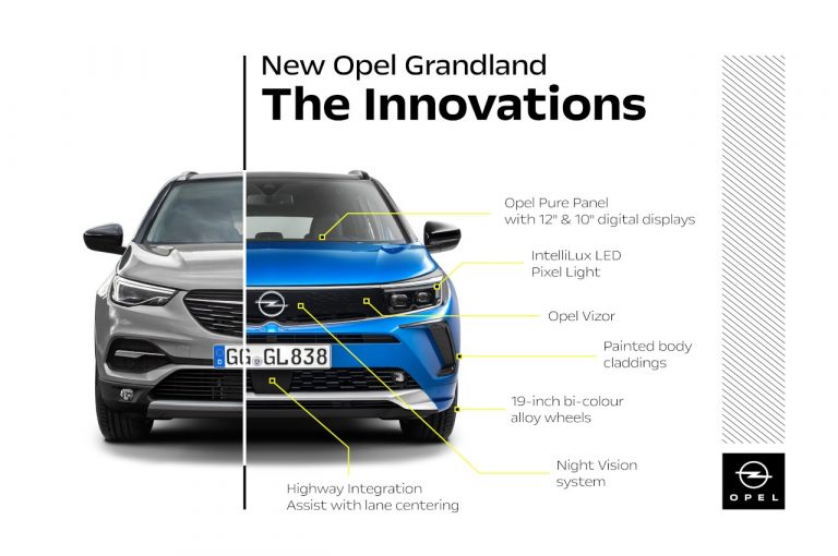 Opel Grandland 2022: immagini ufficiali