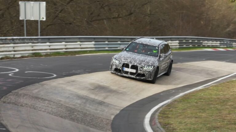 BMW M3 Touring: le immagini del record al Ring