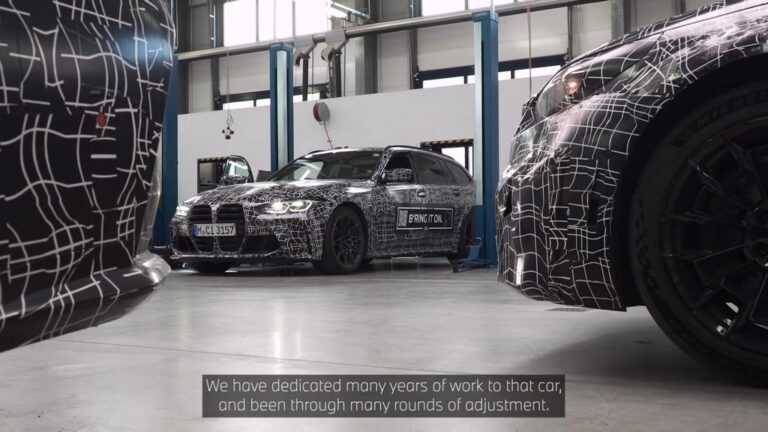 BMW M3 Touring: le immagini del record al Ring