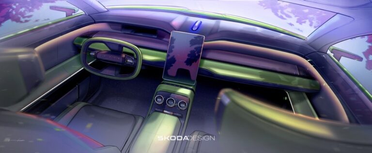 Skoda Vision 7S: le immagini del concept