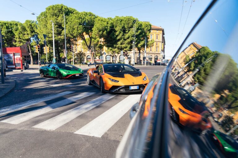 Lamborghini Huràcan STO: le immagini del viaggio al Red Bull Ring