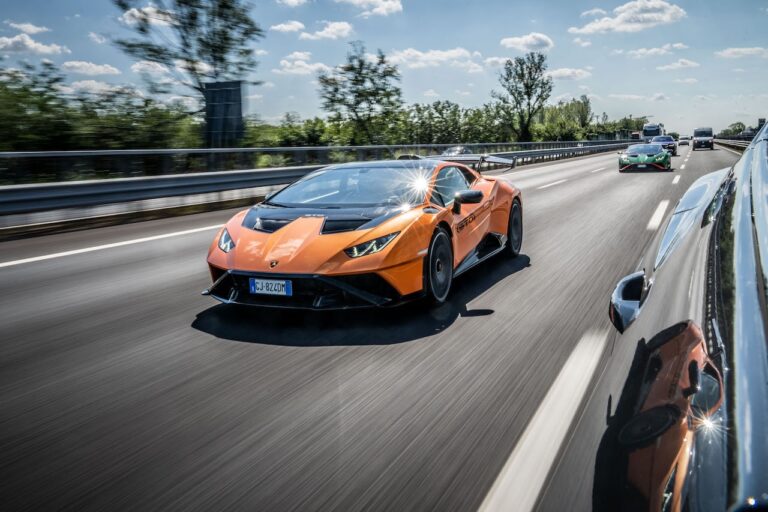 Lamborghini Huràcan STO: le immagini del viaggio al Red Bull Ring