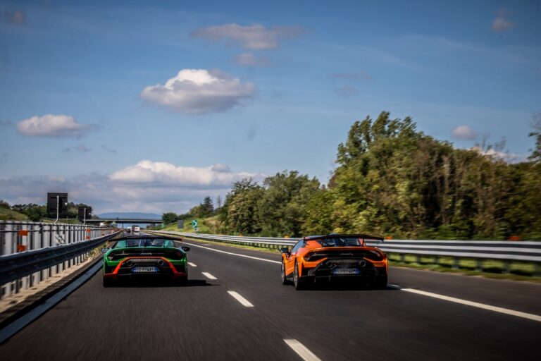 Lamborghini Huràcan STO: le immagini del viaggio al Red Bull Ring