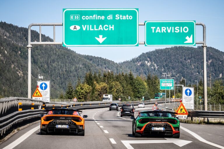 Lamborghini Huràcan STO: le immagini del viaggio al Red Bull Ring