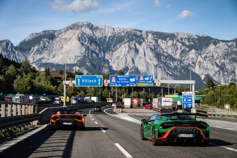 Lamborghini Huràcan STO: le immagini del viaggio al Red Bull Ring