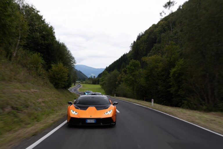 Lamborghini Huràcan STO: le immagini del viaggio al Red Bull Ring