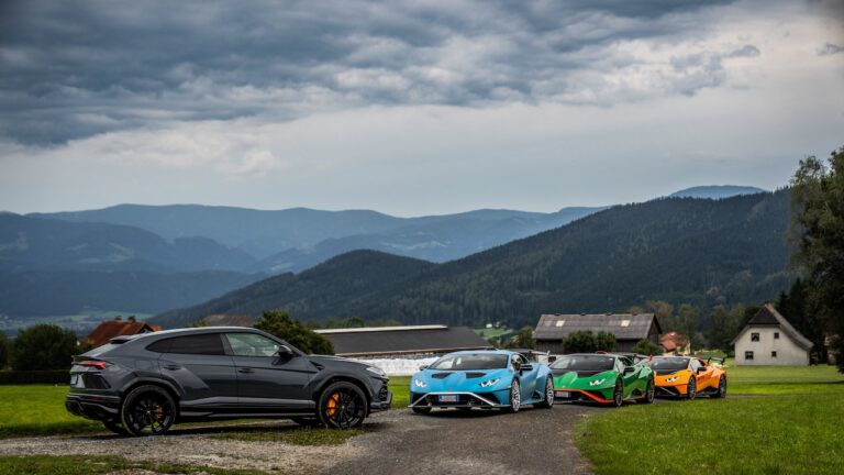 Lamborghini Huràcan STO: le immagini del viaggio al Red Bull Ring