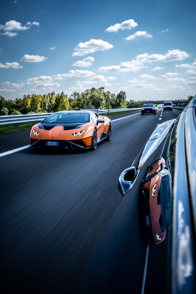 Lamborghini Huràcan STO: le immagini del viaggio al Red Bull Ring