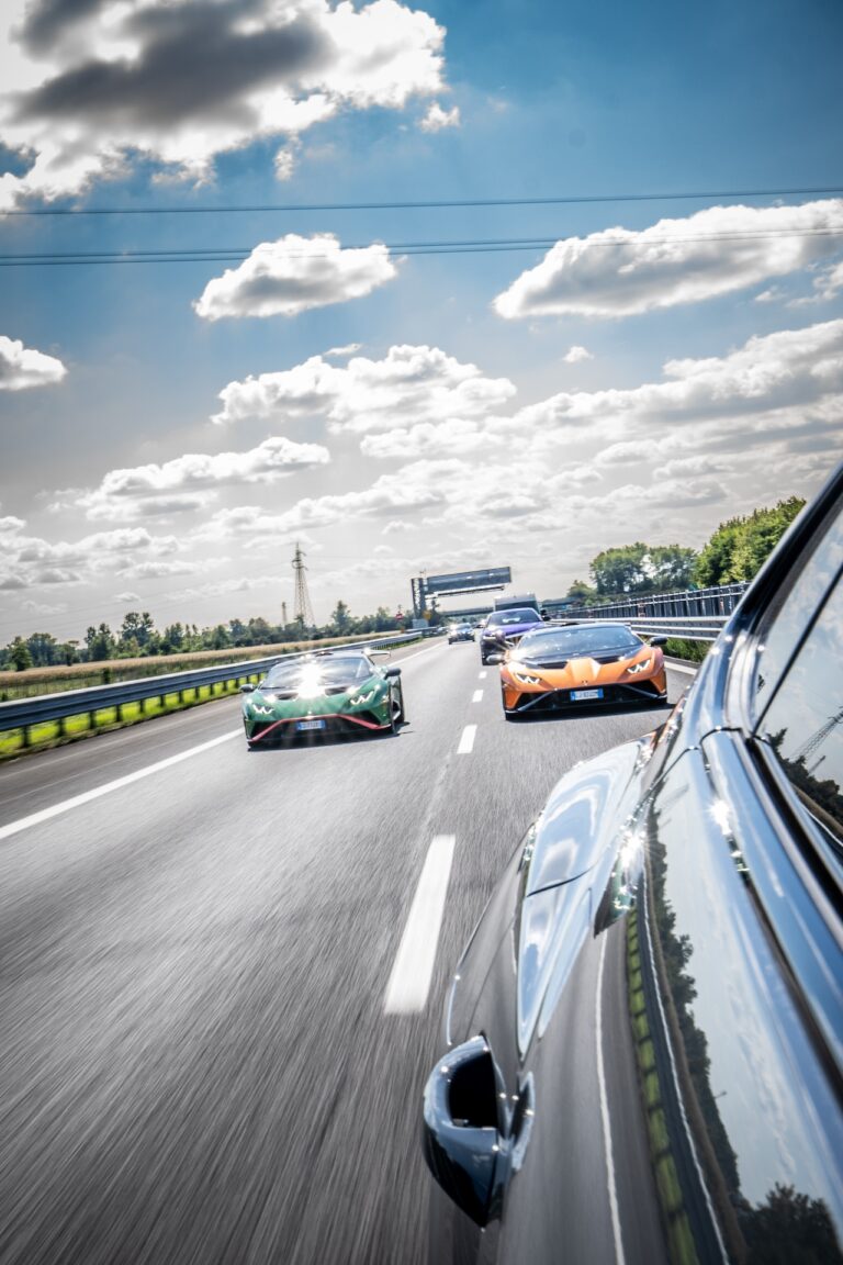 Lamborghini Huràcan STO: le immagini del viaggio al Red Bull Ring