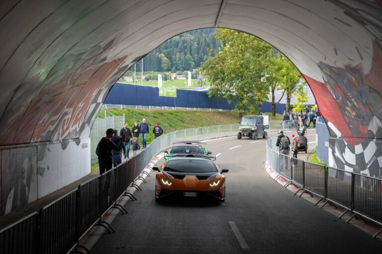 Lamborghini Huràcan STO: le immagini del viaggio al Red Bull Ring