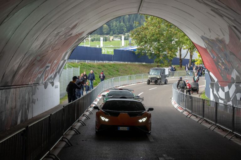Lamborghini Huràcan STO: le immagini del viaggio al Red Bull Ring