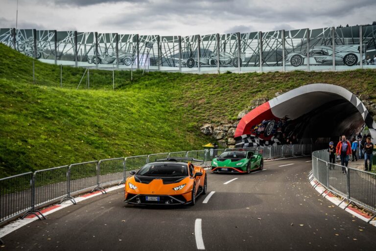 Lamborghini Huràcan STO: le immagini del viaggio al Red Bull Ring