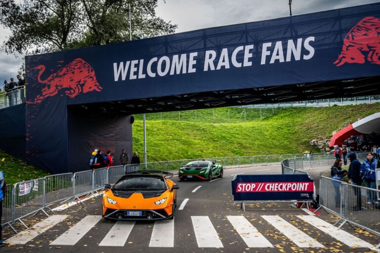 Lamborghini Huràcan STO: le immagini del viaggio al Red Bull Ring