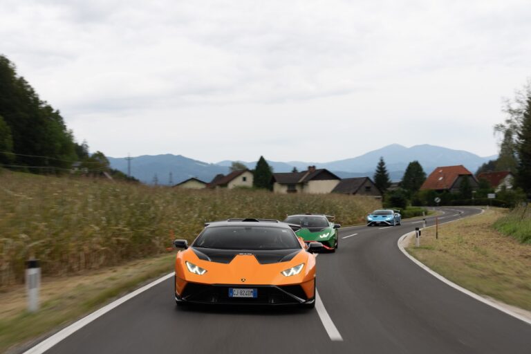 Lamborghini Huràcan STO: le immagini del viaggio al Red Bull Ring