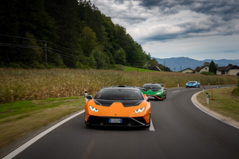 Lamborghini Huràcan STO: le immagini del viaggio al Red Bull Ring