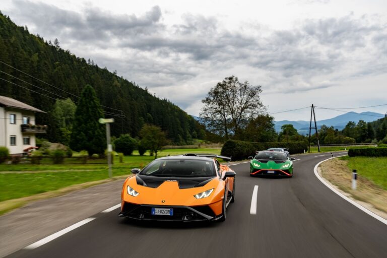 Lamborghini Huràcan STO: le immagini del viaggio al Red Bull Ring