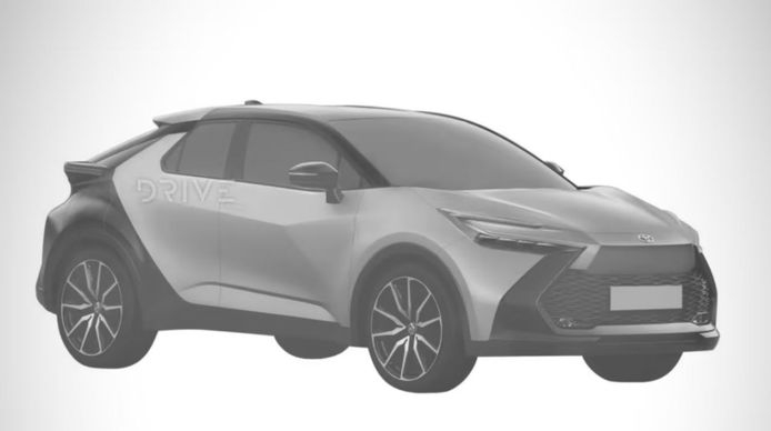 Toyota C-HR: le immagini in anteprima